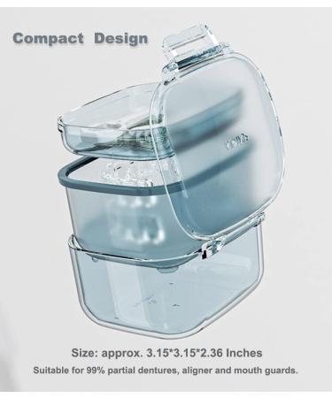 Absbas Dentures Cleaning Bath Set | Complete Kit for Invisible Braces & Dentures - Includes Brush Basket & More - Ideal for Home & Clinic Use - Buy Online on GoSupps.com