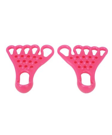 Bump Point Massage Toe Stretch Belt Correction Claw Toe Stretch Straightener For Muscle Foot Relaxation (Pink)