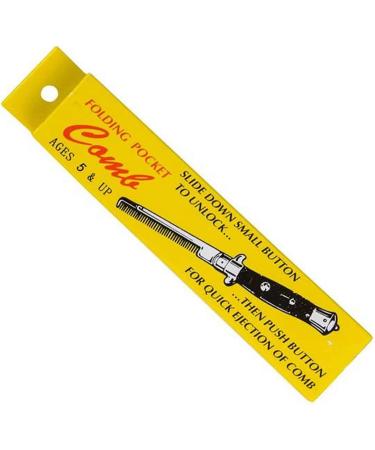 9 Inch Stainless Steel Switch-Blade Folding Pocket Comb - Premium Quality (1-Unit) - Buy Online on GoSupps.com