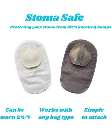 StomaSafe Stoma Protector & Shield | Best Ostomy Bag & Hernia Protector - Black - Buy Online on GoSupps.com