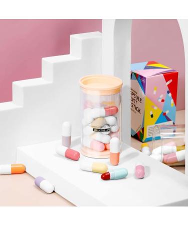 Zhoujie Mini Pill Lipstick Set - 16 Colors Waterproof Matte Lipstick Capsules for Long-lasting Velvet Finish - Buy Online on GoSupps.com