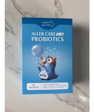 Organic Garden Kids Probiotic Supplement 200 Billion CFU with Prebiotic Fiber Digestive & Immune Support Strawberry Flavor 30 Sachets (6) - Buy Online on GoSupps.com