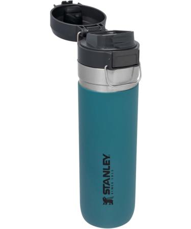 Stanley Quick Flip Stainless Steel Water Bottle | 0.71L | 12+ Hours Cold | BPA-Free Dishwasher-Proof Leak-Proof Thermos | Lagoon Color - Buy Online on GoSupps.com