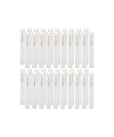 Home Spare Empty PET Bottles Travel Spray Bottle Portable Plastic Perfume Bottle Atomizer Cosmetic Pump Perfume Bottle 100 Pieces/Batch 10Ml (Color : White Material : Plastic) Plastic White
