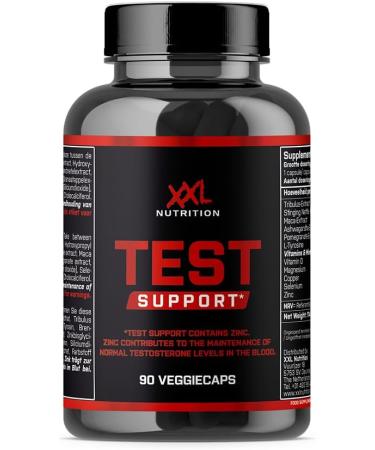 XXL Nutrition Test Support TBooster Supplement met Zink Testosteron Booster 90 Capsules - Buy Online on GoSupps.com