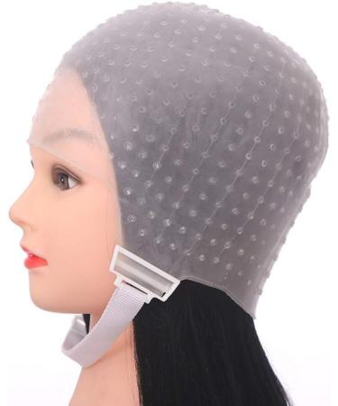FRCOLOR Silicone Highlight Cap for Women - Hair Coloring Dye Tool with Needle - Buy Online on GoSupps.com
