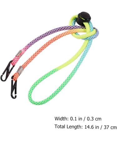 Frcolor 3-Piece Anti-Loss Rope Safety Mask Holder | Adjustable Lanyard with Buckle for Secure Mask Suspension | Ideal for Travel and Everyday Use - Buy Online on GoSupps.com