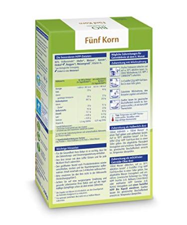 Hipp Organic 5-Grain Cereal Porridge - Pack of 3 (3 x 200g) | International Shipping Available - Buy Online on GoSupps.com