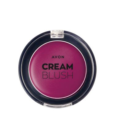 Avon Cream Blush Plum Pop Creamy Lightweight and Easy-to-Blend Formula for a Natural Hint of Sheer Lip and Cheek Colour