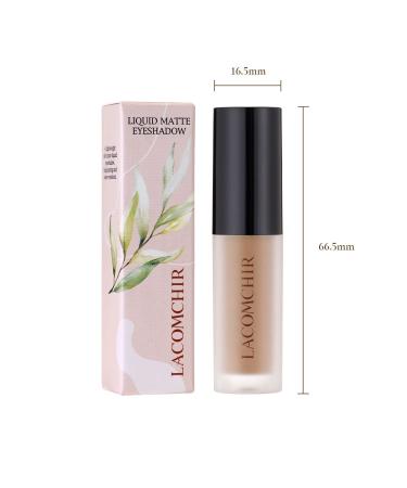 LACOMCHIR Liquid Matte Eyeshadow - Creamy High Pigmented, Water-resistent, Long Lasting Vegan Eye Makeup - 1.8ml (06) - Buy Online on GoSupps.com