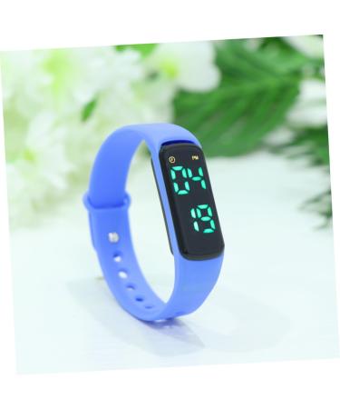 Buy Yardwe Kids' Smart Digital Watch - Safe Arm Bands & Fitness Tracker - Blue Intelligent Bracelet for Children - Buy Online on GoSupps.com