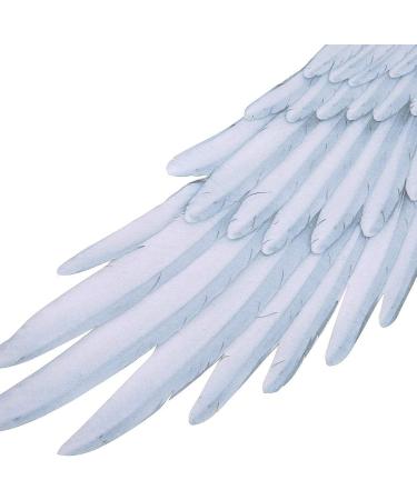 Zerodis Large Angel Wings for Halloween Party Costume - Adult & Kids Fairy Wings in White - 50x29x1cm - Buy Online on GoSupps.com