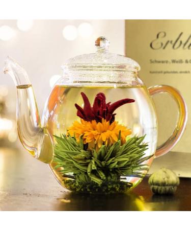 Creano Tea Flower Mix - 6 Blooming Teas | White Green & Black Tea Gift for Women | Premium International Shipping - Buy Online on GoSupps.com