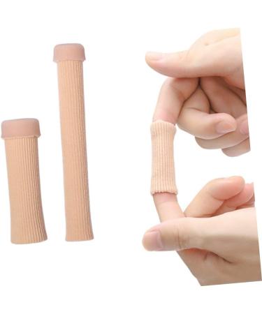 2pcs Adjustable Silicone Gel Toe Sleeve Protectors | Toe & Finger Protective Sleeves | Cuttable for Custom Fit | Toe & Finger Nursing Cover - Buy Online on GoSupps.com