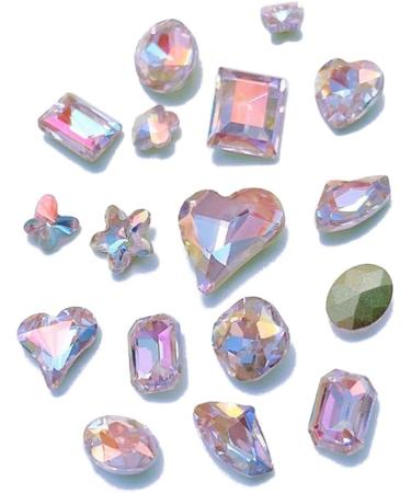 TQUXNGA 30Pieces Pointed Bottom Nail s For Nails Art Decorations Crystal Glass Stone Manicure Nail Decoration Part 14 mocha protein pow - Buy Online on GoSupps.com