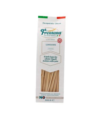 FRENTANA SRL FRENTANA Linguine from durum wheat semolina Cappelli slowly dried through bronze molds Italian pasta artisanal production pack of 12 x 500gr