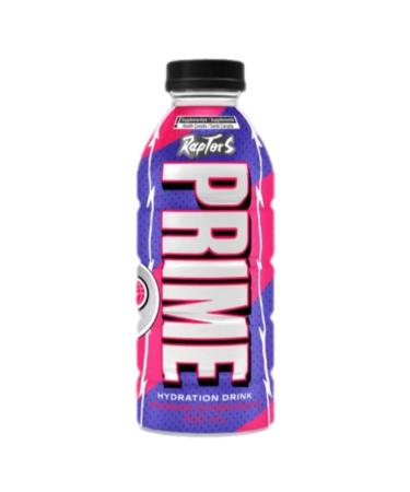 HeartGlobal Prime Sportdrink Raptors 500ml | Limited Edition Toronto Raptors Design | Sugar-free Electrolytic Drink with BCAAs Vitamins & Coconut Water | Hydrating Drink for Sports & Everyday Use