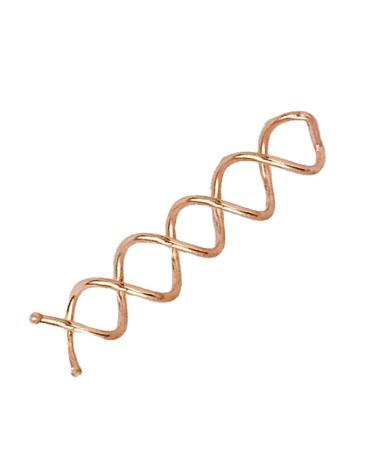 Kitsch Rose Gold Bun Twist Hair Pins - 3pcs | Spin Pins & Corkscrew Hair Pins for Buns | Hair Pin/Screw - Buy Online on GoSupps.com