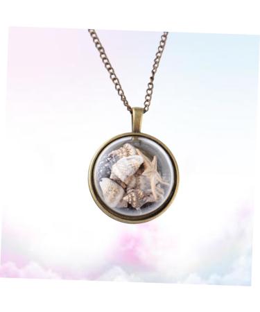 VALICLUD Necklaces Glass Pendant Chain Choker Womens Necklace Women Necklace Jewelry Conch X600 - Buy Online on GoSupps.com