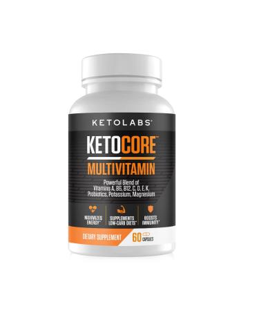 Keto Vitamins by Ketocore | Keto Multivitamin for Ketosis Pills | Keto Supplement for Keto Diet | No Keto Flu | Rich in Magnesium & Potassium & Other Minerals | 60 Capsules 60 Count