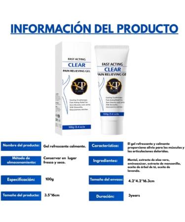 Gel rafra chissant analogique transparent apaisant action rapide - Buy Online on GoSupps.com