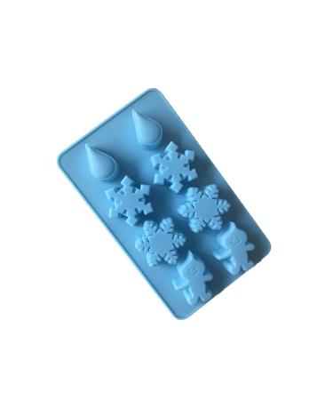 Zerodeko Silicone Molds Tray Mold Molde De para Resina Chocolate Molds Ice Cube Mold Ice Cubes Cake Mold 18.7X11.3X2.5cm As Shown