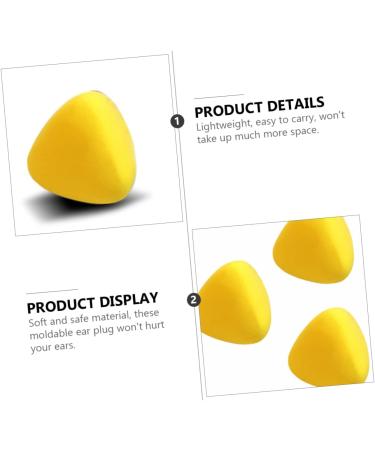 FRCOLOR 1 Set 30 Pairs Foam Earbuds - Travel Hearing Protection & Sleeping Comfort - Moldable Plastic for Noise Reduction - Buy Online on GoSupps.com