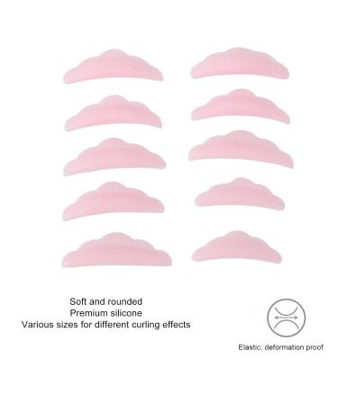 50 Pairs Lash Pad Eyelash Perm Rods - Reusable Silicone Eyelash Lifting Tools for Perfect Lamination & Beauty Makeup - Buy Online on GoSupps.com