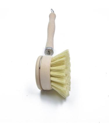 Wooden Pots Washing Brush with Long Handle Kitchen Dishes Cast Iron Pots Pans Scrubber Cleaning Tool Household Accessory Cleaning Brush - Buy Online on GoSupps.com