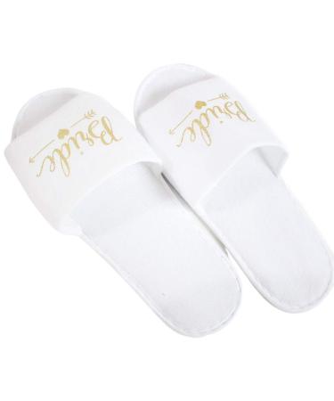 Hotel Disposable Slippers Bridal Wedding Bridesmaid Slippers Bride Pajama Party Decoration A 2