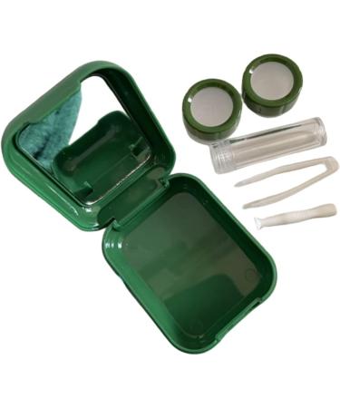 Buy Healvian Contact Lens Container | Portable Small Holder with Mirror | Travel-Friendly Lens Storage Case - Buy Online on GoSupps.com