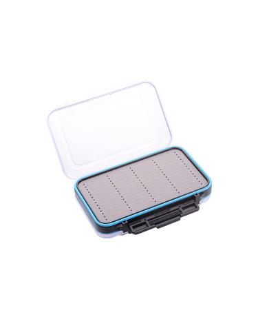 Fly Fishing Boxes Double Sides Foams Insert Waterproof Flies Fishing box Streamer Nymph Fly Storage(Double sides clear-H18MD)