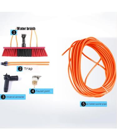 12-36ft Telescopic Pole Washing Brush Water Fed Window Cleaning Pole for Cleaning Windows Cleaning Photovoltaic Panels Trucks 35cm brush head 3.6m 3.6m 35cm Brush Head - Buy Online on GoSupps.com