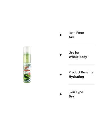 Aloe Vera 98% Moisture Soothing Gel Mist - Hydrating and Refreshing Formula - Buy Online on GoSupps.com