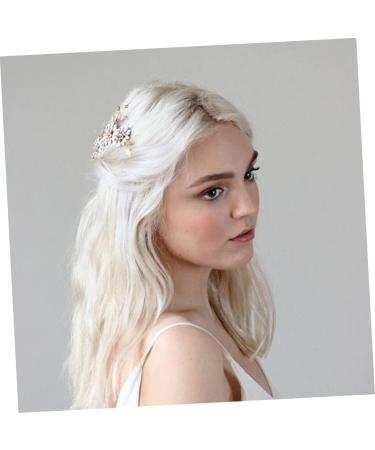 Angoily Rhinestone Hair Barrette Crystal Bridal Hair Clips Rhinestone Hair Side Comb Floral Vintage Hair Rhinestone Bridal Side Combs Hair Rhinestones Crystal Flower Bride Daisy - Buy Online on GoSupps.com