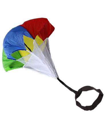 CZ-ING Multicolor Resistance Parachute - 43 inch Running Drag Chute with Adjustable Waist Strap for Kids Youth Power Speed Training