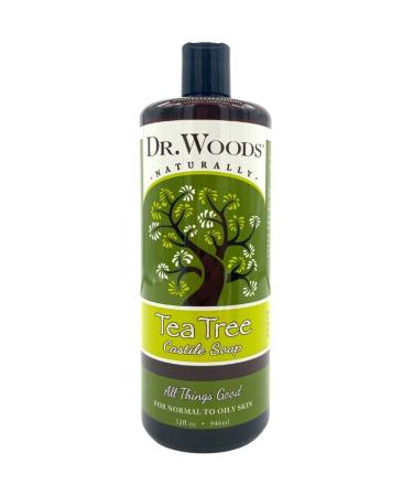 Dr. Woods Tea Tree Castile Soap 32 fl oz (946 ml)