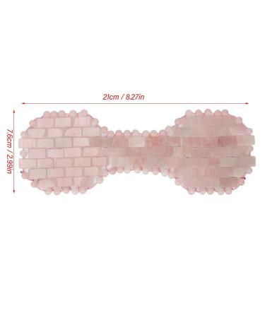 Verdant Touch Jadestone Eye Patch | Reusable Pink Facial Massage Eye Pads for Relaxation | International Shipping - Buy Online on GoSupps.com