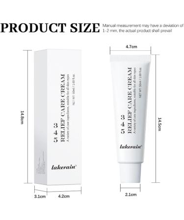 PCC PTYXIS 345 Soothing Cream Repair Cream Daily Facial Moisturizer Hyaluronic Acid and Ceramide Deep Hydrating Soothing Recovery Deep Moisturizing 1 50ml 1 70 g 1er Pack - Buy Online on GoSupps.com