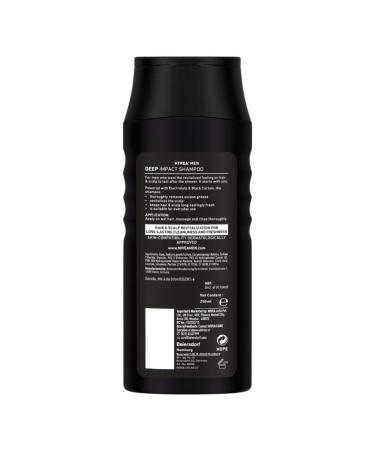 Nivea Men Deep Impact Scalp Clean Shampoo 250ml - Best Scalp Care | Buy Online Internationally - Buy Online on GoSupps.com