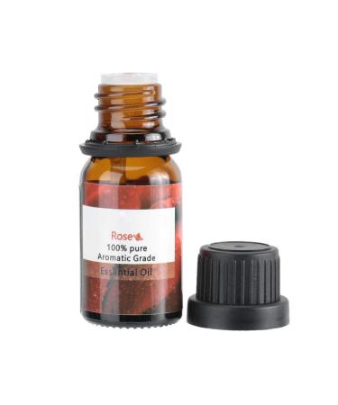 10 ml Rose Aromatherapy Essential Oil - Stress Relief Body Care & Massage Oil for Relaxation - Buy Online on GoSupps.com