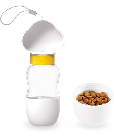 Edoxus Outdoor Portable Water Bottle Drinking Bottle for Dogs Dog Drinking Bottle for On the Go BPA-Free (White Cloud)