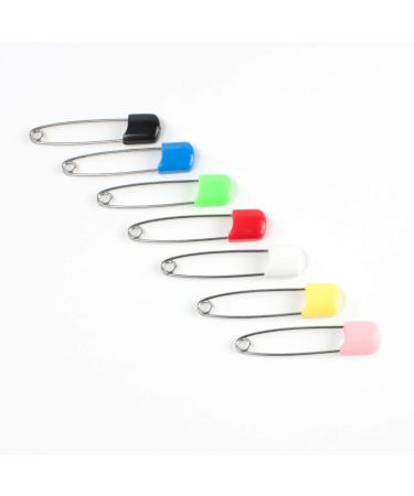 OsoCozy Diaper Pins - White Stainless Steel with Safe Locking Closure - 8 Count - Buy Online on GoSupps.com