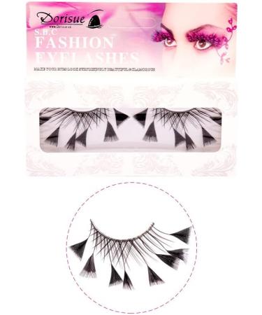 Dorisue Halloween eyelashes Yzma Eyelashes Dsiney Spider eyelashes Firework Feather eyelashes Custom Cosplay Dramatic Extra Long lashes for PartyZ - Buy Online on GoSupps.com