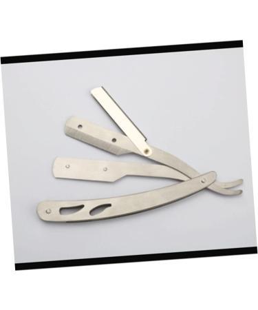 FOMIYES 3pcs Manual Razor Set for Men - Stainless Steel Blades & Ergonomic Rubber Handle - Premium Shaving Kit - Buy Online on GoSupps.com