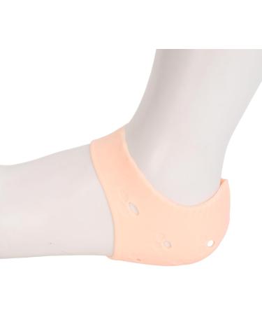 Moisturizing Gel Heel Socks Toeless 5 Pairs Reusable Reduce Fine Lines Gel Heel Sleeves for Dry Feet - Buy Online on GoSupps.com