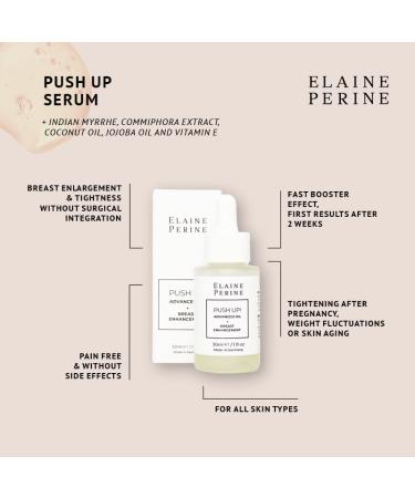 Breast Enlargement Serum & Push Up Lift by Elaine Perine | Made in Germany - Enhance Your Curves - Buy Online on GoSupps.com