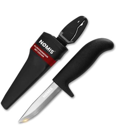 N mis Fishing Knife - 10 cm Stainless Steel Blade | Multi-Use Garden & Carving Knife | Durable Outdoor Knife with Quiver | Affordable & Sharp - Buy Online on GoSupps.com