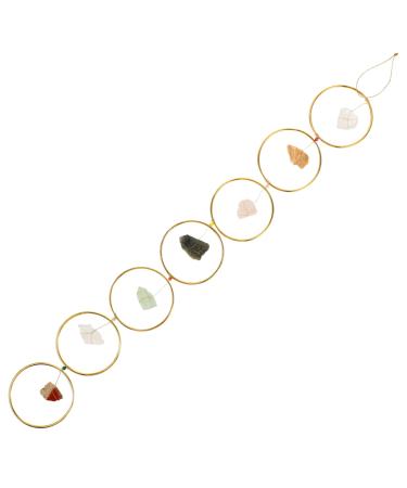 Alipis Gemstone Wall Decoration Ornament Exquisite Pendant Chakra Novelty Pendant Fine Phase of The Moon