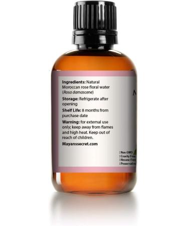 Buy Rose Floral Water Hydrosol - Natural Chemical-Free Toner - 4 oz | International Shipping Available - Buy Online on GoSupps.com